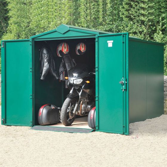 Asgard Secure Motorbike Garage Plus-  5'2 x 10'11