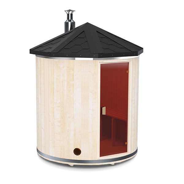 Vertical Outdoor Sauna (For 2 Persons)