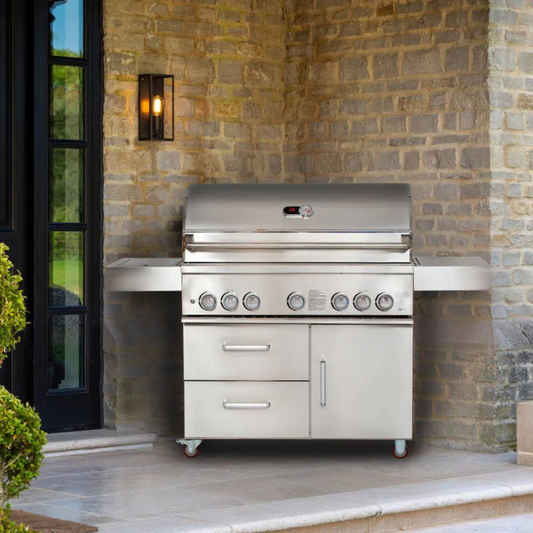 Bibury 5 Burner Gas BBQ & Rotisserie