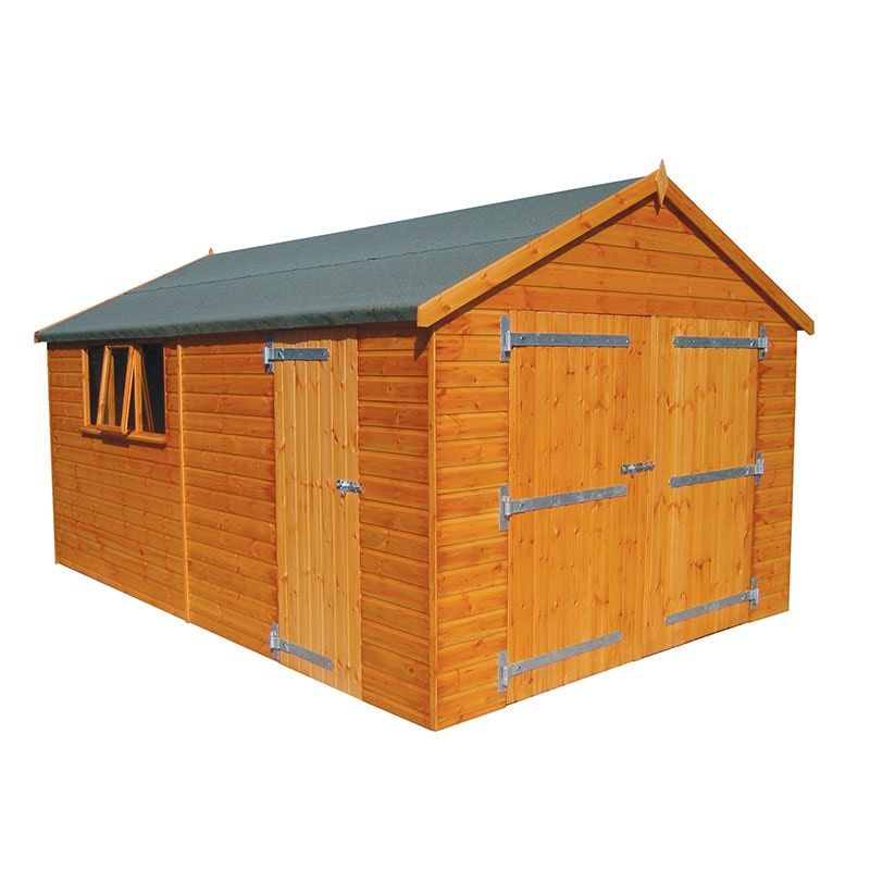 20' x 12' Traditional Deluxe Shiplap Wooden Garage / Workshop Shed